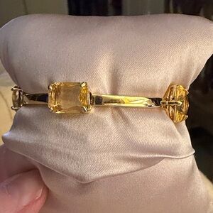 Kate Spade Yellow Rhinestone Bracelet